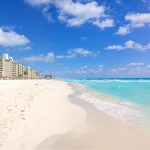 hotel white sandy beach Cancun,Yucatan - Mexico