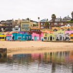 colorful airbnb beach houses-vacation