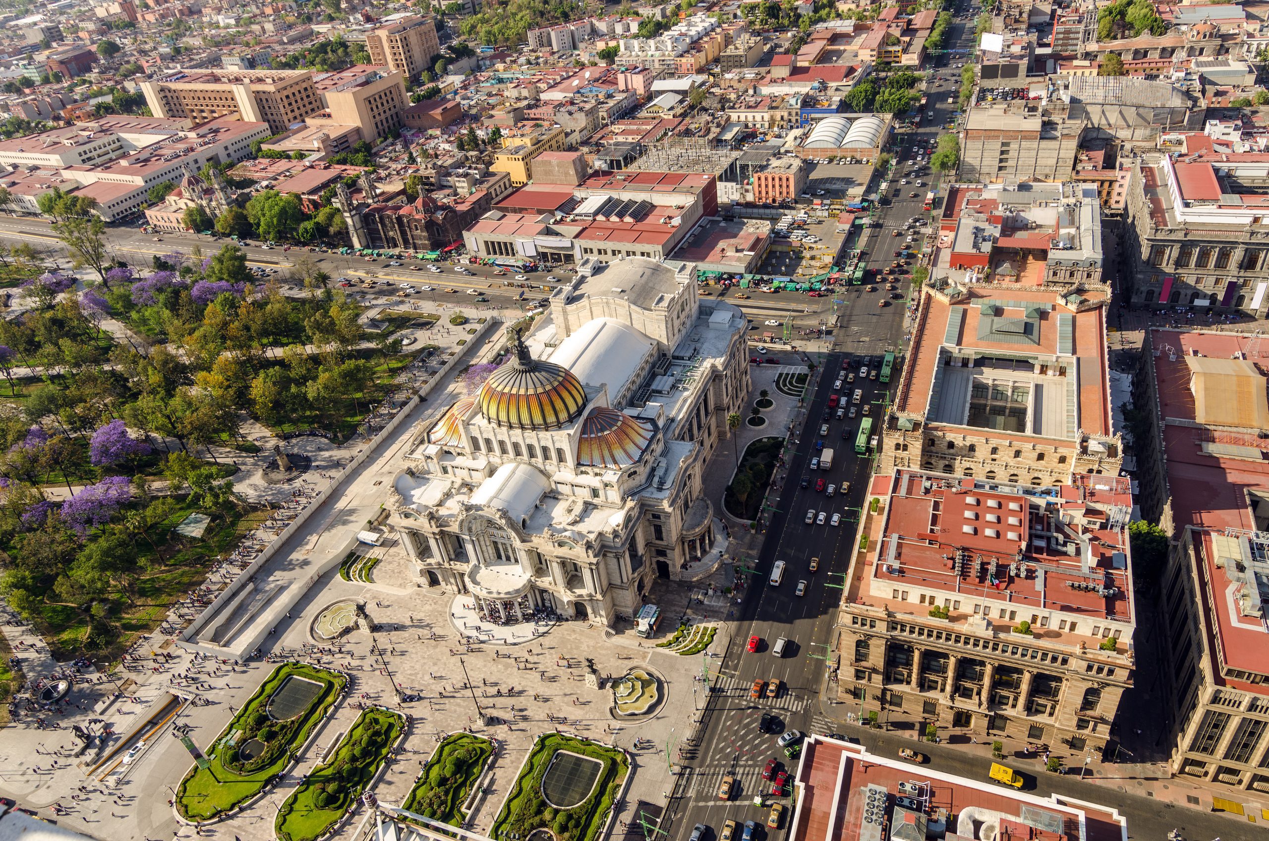 Mexico City hotel Aerial View