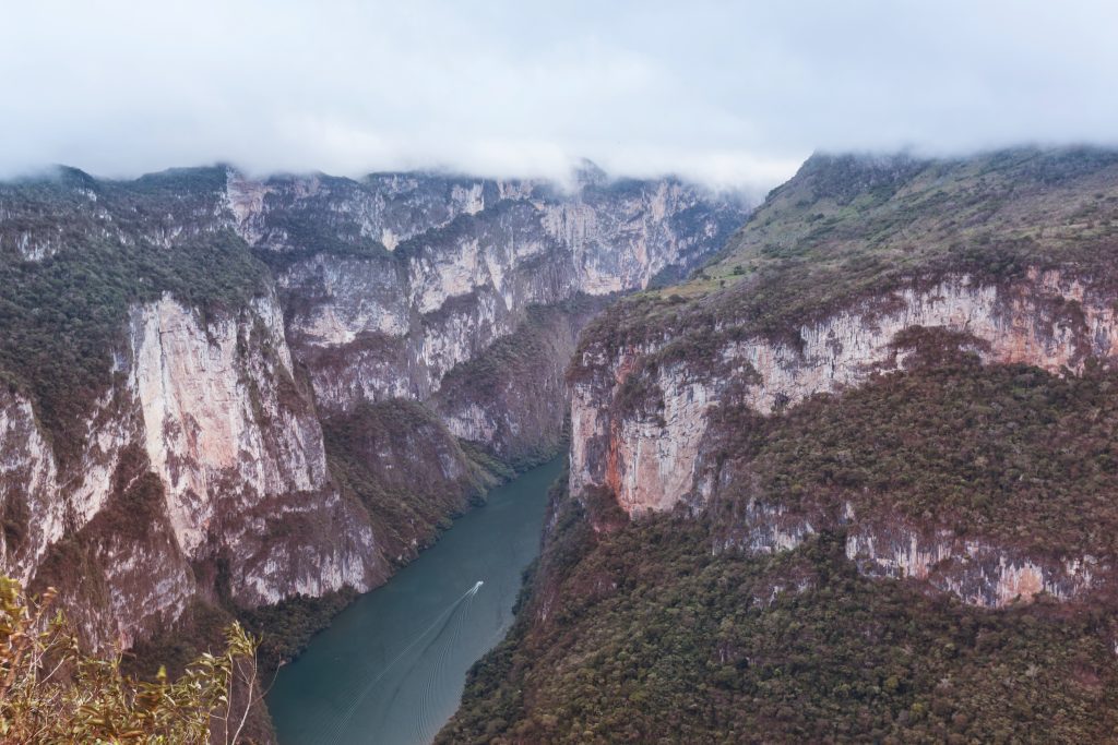 Sumidero Canyon in Chiapas off the beaten track in mexico