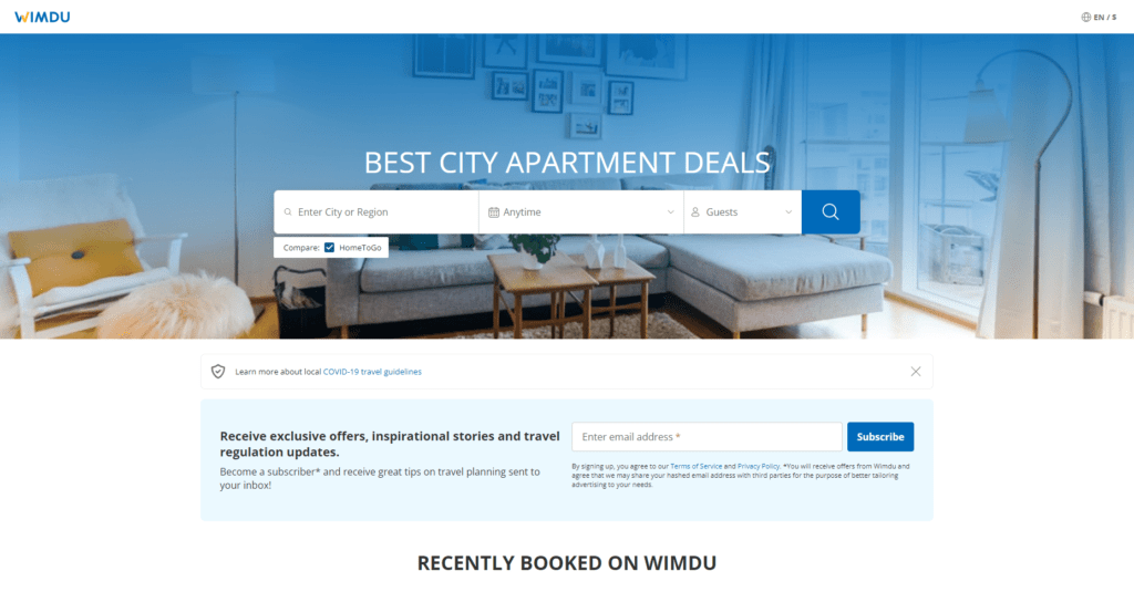 best websites to find a vacation rentals Wimdu-Vacation rental