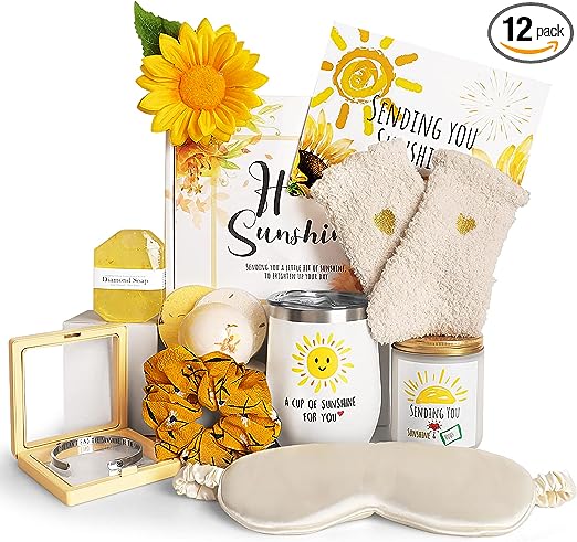 Birthday-Gifts-for-Women-Sunflower-Gifts-Sending-Sunshine-Get-Well-Soon-Gifts-Basket-Care-Package-Unique-Relaxation-Gifts-Box-for-Thinking-of-You-Her-Sister-Best-Friend