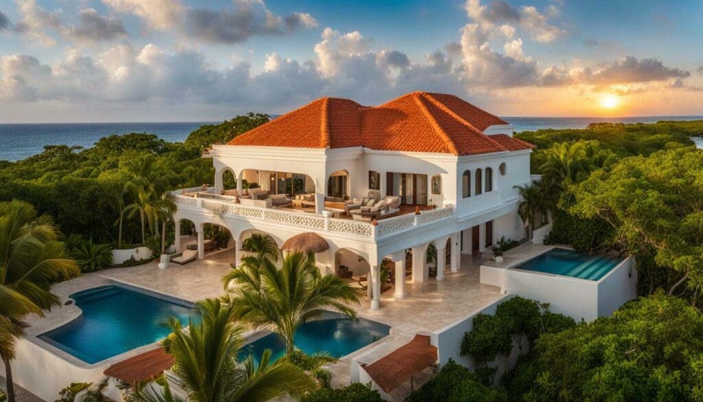 Luxury villa with ocean view
