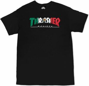 Thrasher Mexico tshirt Revista Short Sleeve T Shirt