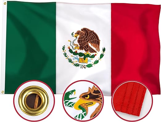 XIFAN-Amazon-Mexico-Flag-3x5-Outdoor-Double-Sided-Embroidered