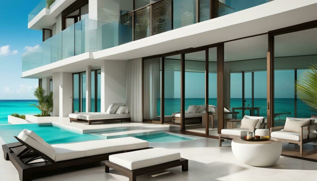 beachfront condo rentals Cancun