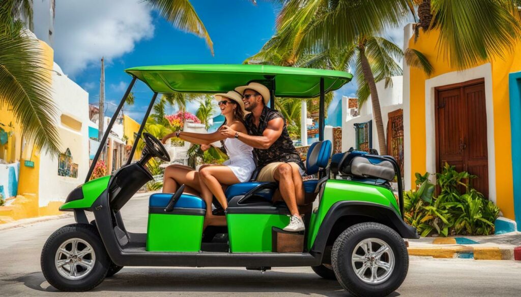 golf cart rental in Isla Mujeres