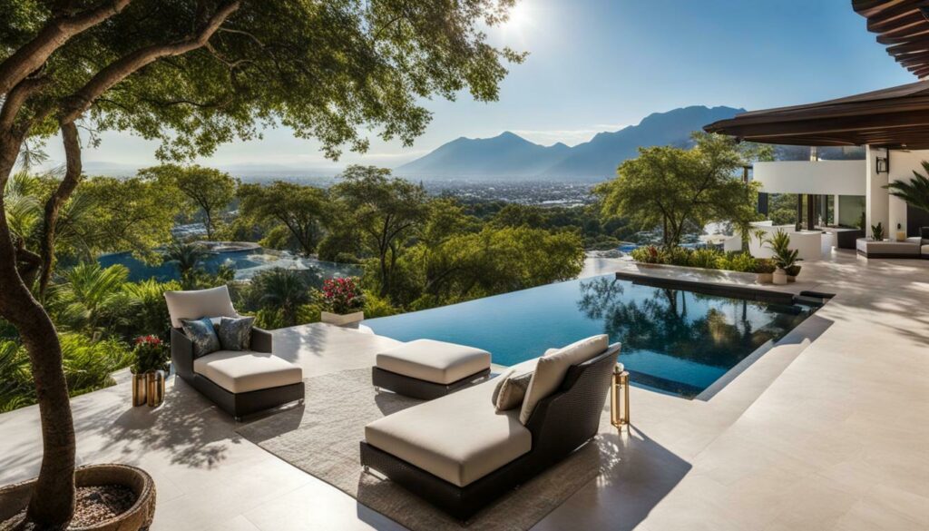 luxury private pool villa in Monterrey