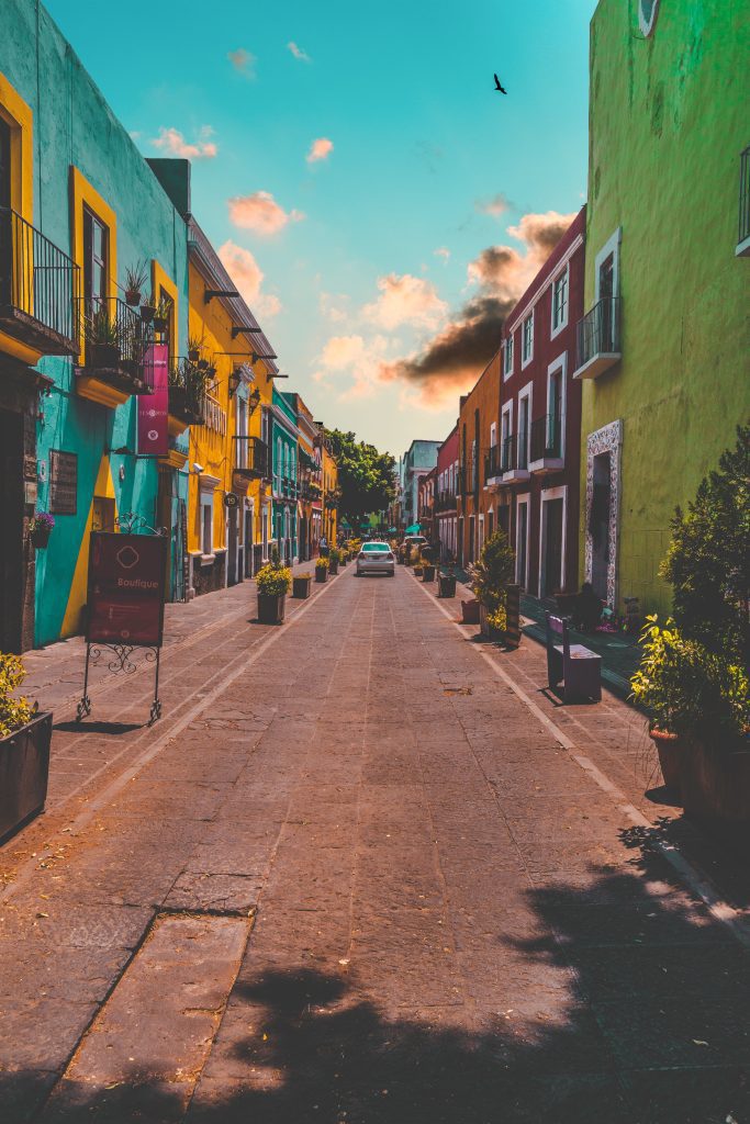 street puebla mexico