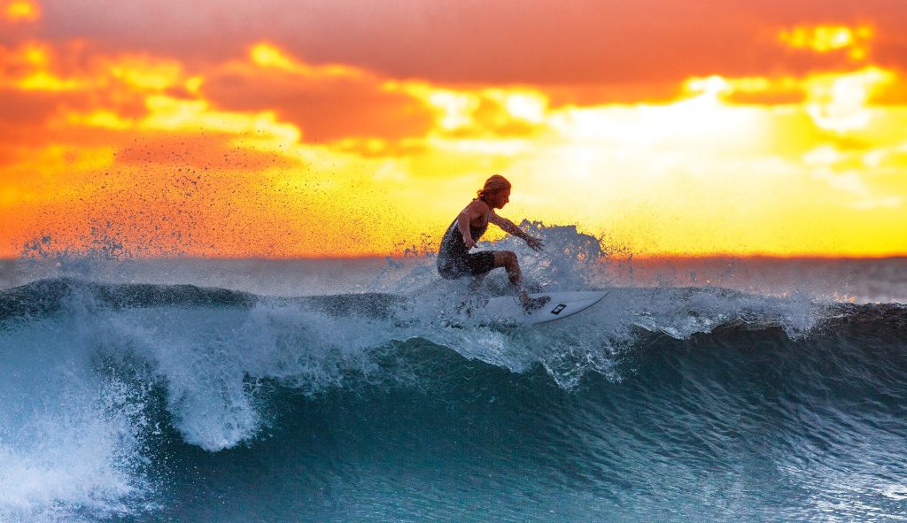 surfing-at-sunset