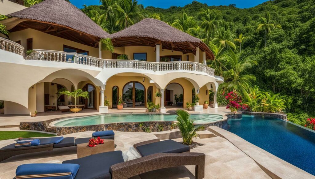 villa rentals with pool Manzanillo