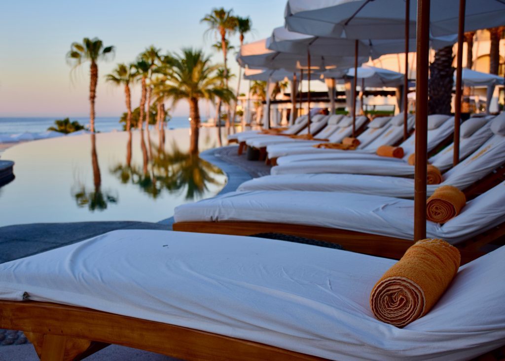 wellness retreat lounge chairs los cabos