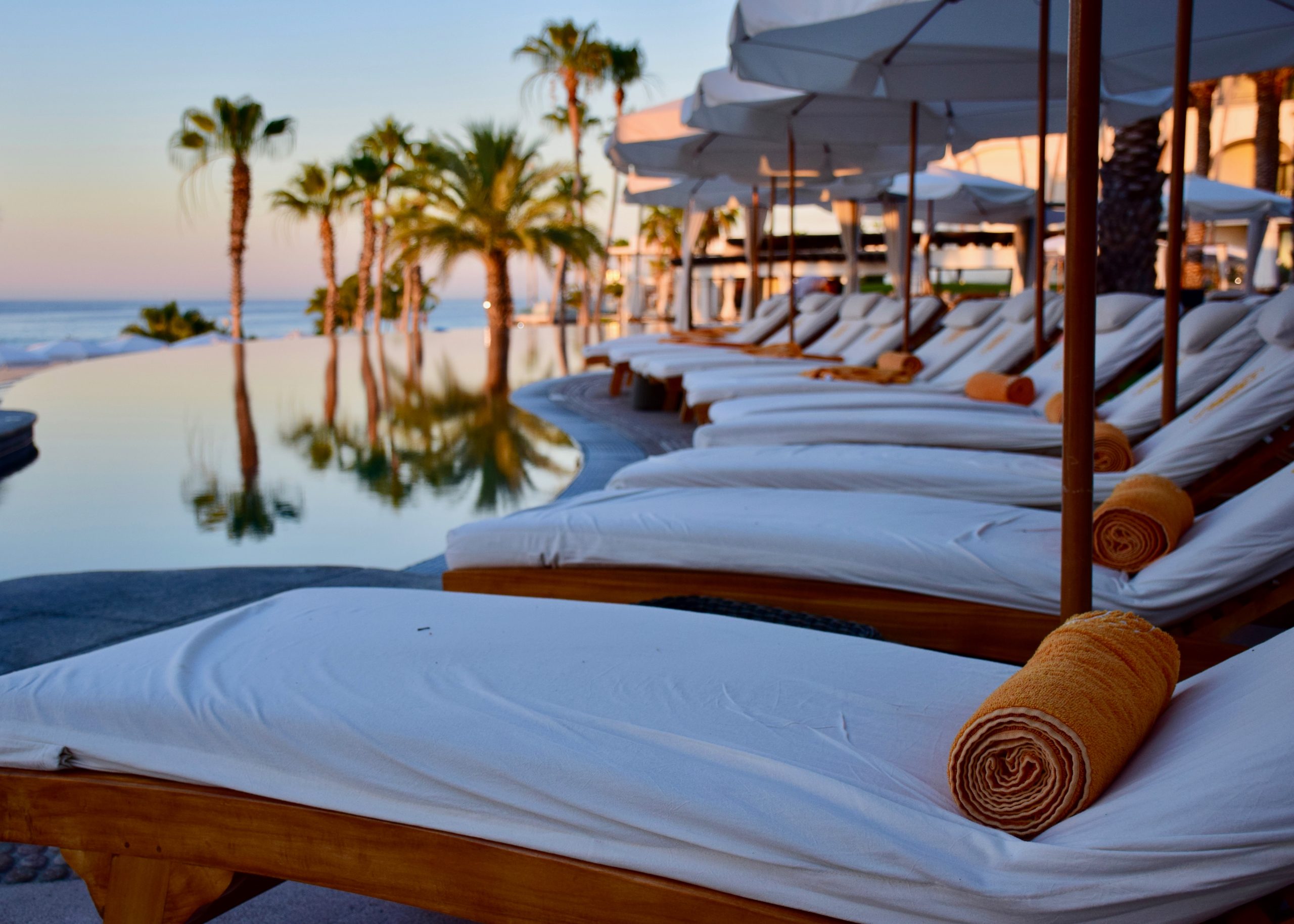 wellness retreat lounge chairs los cabos