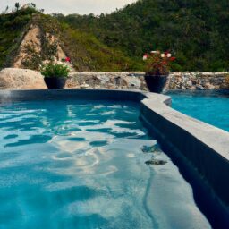 pool at holiday home oaxaca