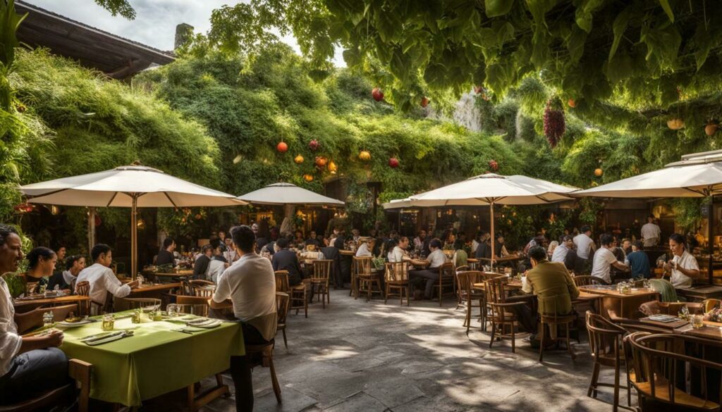 Farm-to-table cuisine in The Green Corner, Mexico City