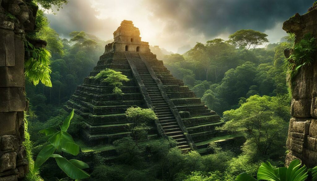Mayan and Aztec ruins