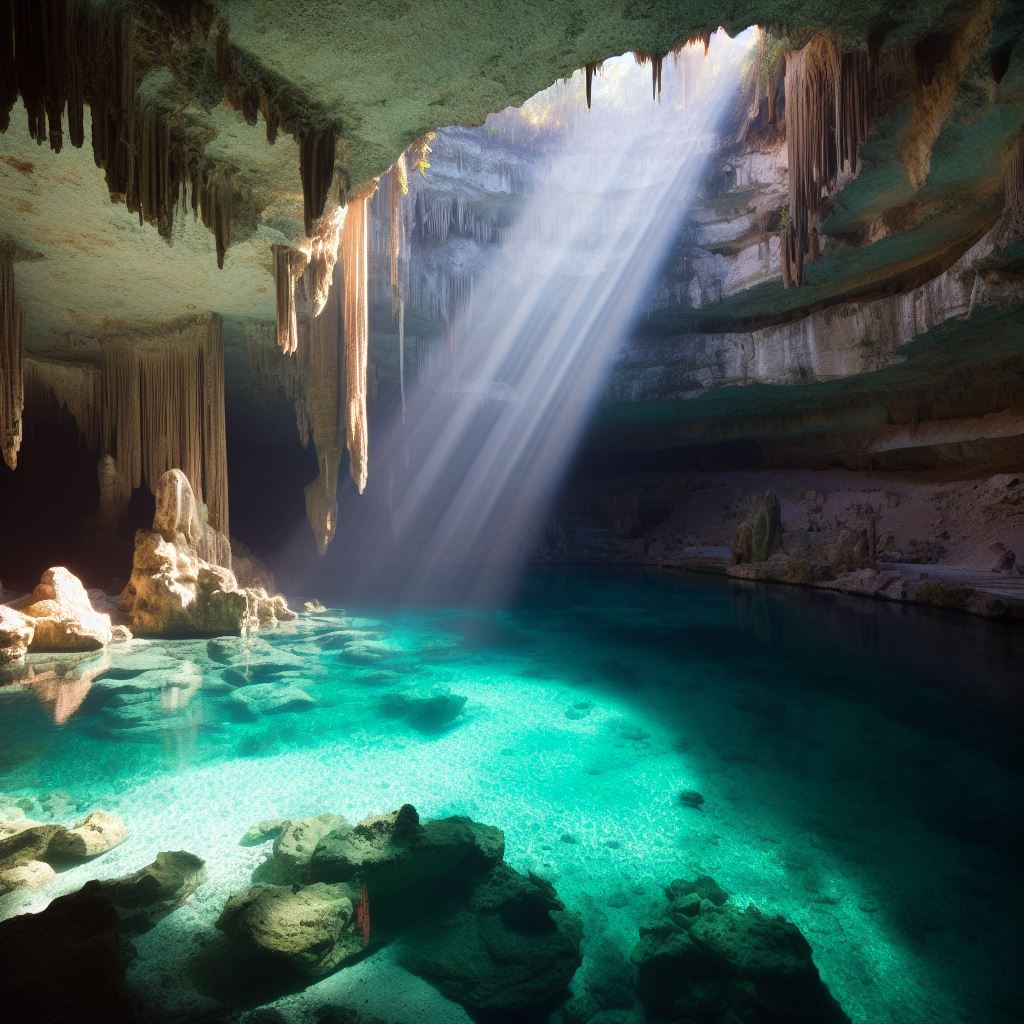 rays-of-sunshine-in-Xenotes water park